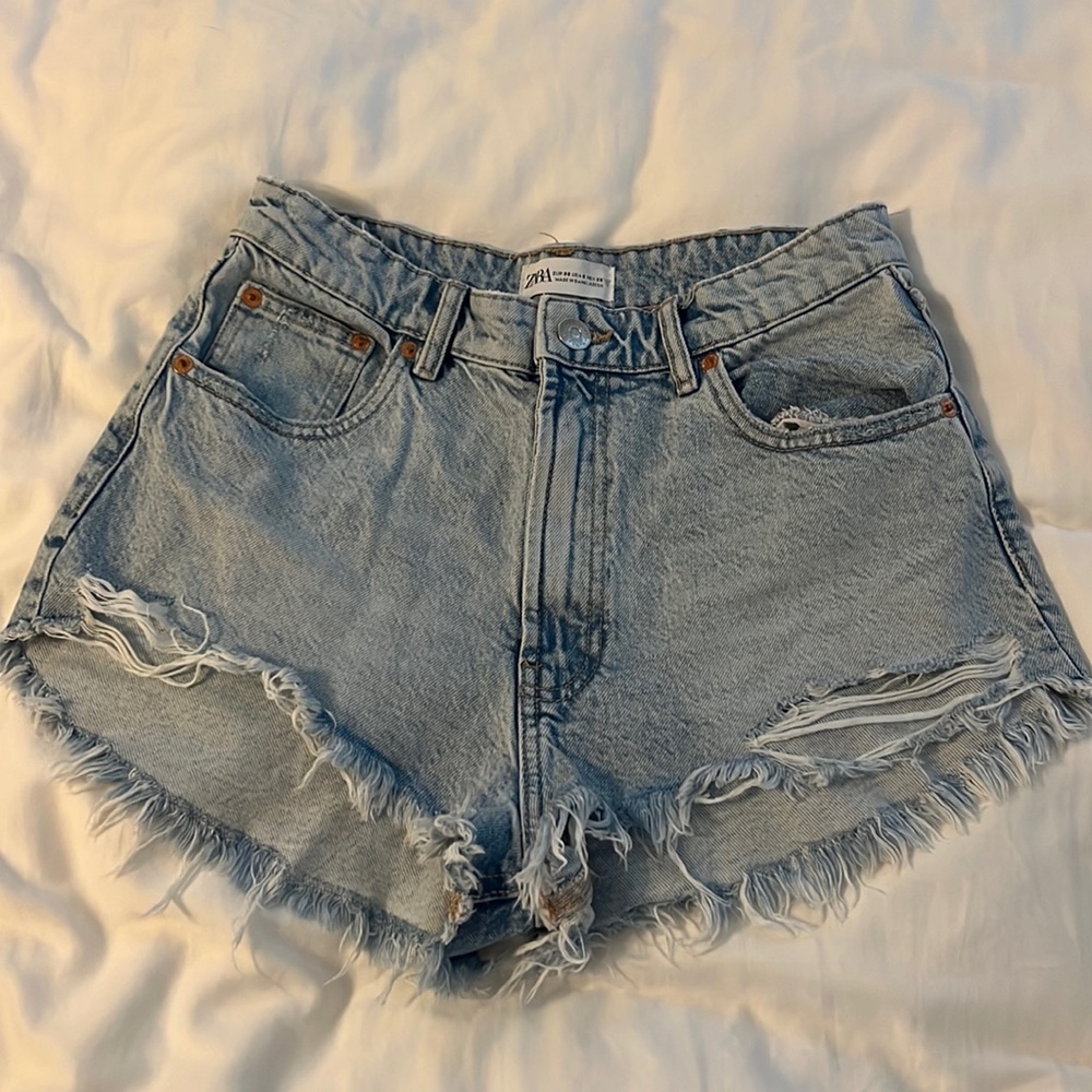 Zara denim shorts